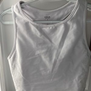 White Workout Tank top